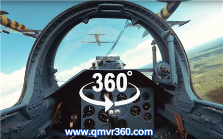 360°全景VR视频：战斗机编队飞行VR视角 驾驶飞机360全景-战机 超清4K 0501-01