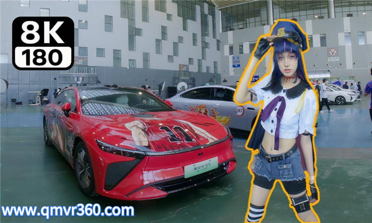 180°全景VR视频：Cosplay漫展展览+车展一起 超清8K 0715-54
