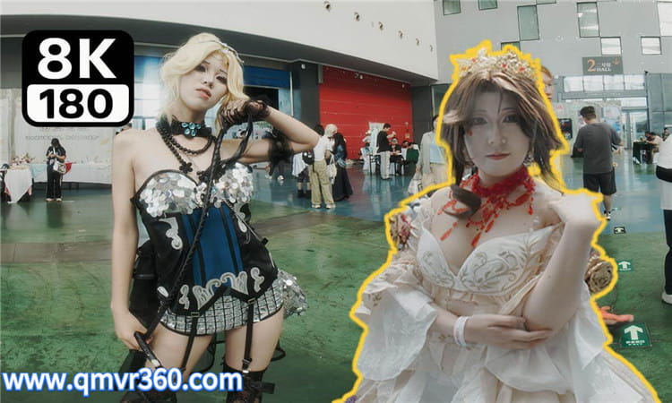 180°全景VR视频：东营无名欢乐4.0动漫游戏嘉年华VR漫展美女 超清8K 0715-55