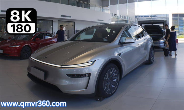 180°全景VR视频：新能源车展沉浸式观看特斯拉Model YL VR 超清8k 0715-59