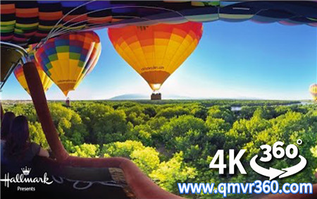360°全景VR视频：快上热气球来一场梦幻之旅吧VR热气球旅游高空俯视大地_超清 4K 1029-03