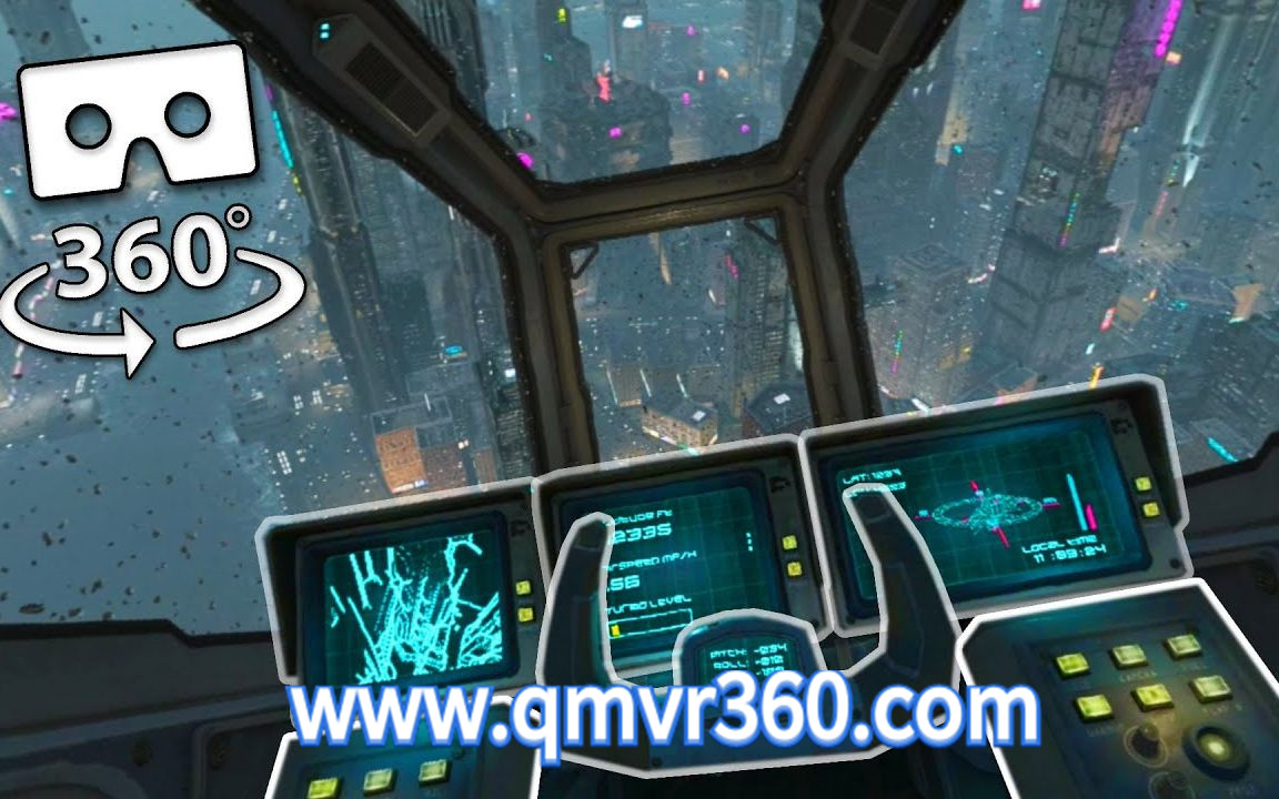 360°全景VR视频：驾驶宇宙飞船巡洋舰_Aircar游戏VR宇宙战舰航行飞行 超清 4K 1024-18