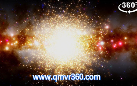 360°全景VR视频：穿过银河系中心和球状星团_VR宇宙行星飞行超清 4K 1024-12