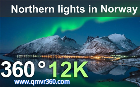 360°全景VR视频：挪威的北极光VR观赏北极光奇幻美景 _超清 4K 1027-23