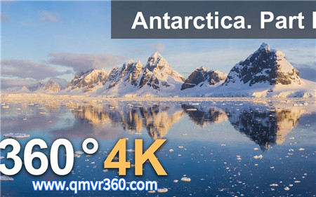 360°全景VR视频：探索南极洲 企鹅冰雪世界 VR南极风景_超清 4K 1027-05