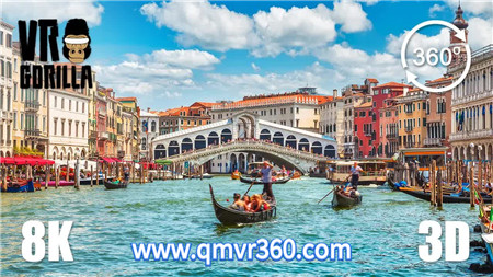 360°全景VR视频：威尼斯漂浮的城市导游VR之旅-8K 360 3D视频 1020-01