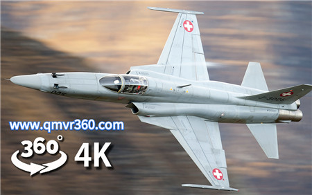 360°全景VR视频：驾驶F22战斗机VR驾驶舱视觉飞行 高清4K 1029-18