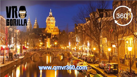 360°全景VR视频：荷兰首都阿姆斯特丹都市的周末街景VR 超清4K 1129-11