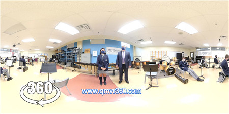 360°全景VR视频：维拉诺瓦大学学校VR视角校内参观,Villanova College 1106-16