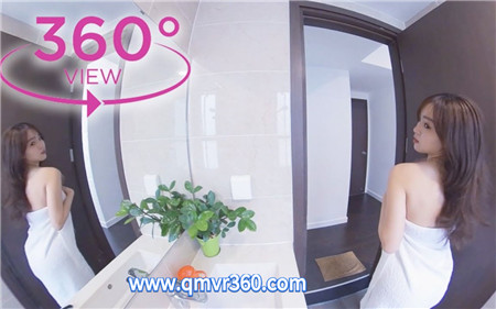 360°全景VR视频：你的VR女友的一天360全景可爱美女浴室更衣VR性感美女 超清4K 1109-29