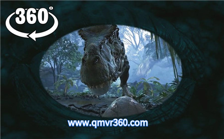 360°全景VR视频：近距离看霸王龙VR侏罗纪恐龙 1080P 1109-21
