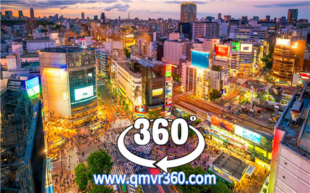 360°全景VR视频：走在日本涩谷区街头VR街景日本旅游 Tokyo 超清4K 1129-30