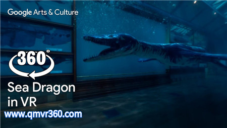 360°全景VR视频：伦敦博物馆复活拉玛劳龙VR恐龙模型_超清 4K-1109-04
