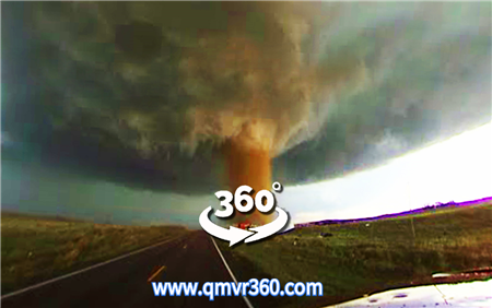 360°全景VR视频：开车遇上恐怖龙卷风VR科罗拉多拉雷多市龙卷风_高清 1080P 1115-33