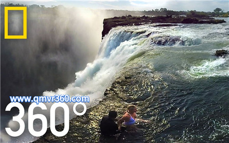360°全景VR视频：维多利亚瀑布VR大自然风光360全景 超清 4K 1107-02