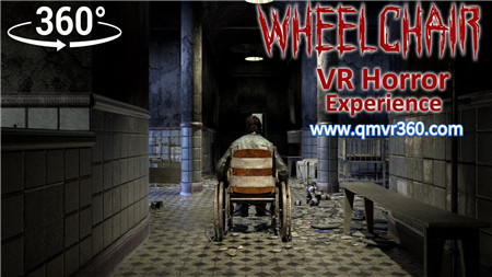 360°全景VR视频：轮椅VR恐怖体验逃离医院 惊悚鬼怪_超清 4K 1113-07