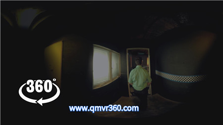 360°全景VR视频：恐怖鬼屋密室逃生VR探索诡异惊悚鬼屋 超清4K 1114-04