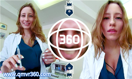 360°全景VR视频：第一人称看牙医VR外国金发美女护士医生帮你看牙齿全景视频 超清5K 1215-01