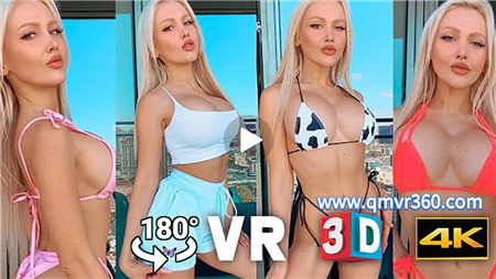 180°全景VR视频：性感比基尼泳衣评测VR视频全景泳装美女3D 超清4K 0416-05