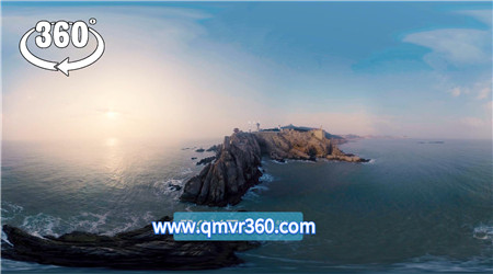 360°全景VR视频：威海旅游VR项目；威海卫风景航拍全景宣传片 超清4K 0524-03