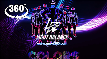 360°全景VR视频：美国达人秀-激光舞蹈-乌克兰Light Balance光舞团精彩表演电光舞-夜幕龙 6K 0625-02