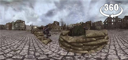 360°全景VR视频：《抗日战争VR》战争动画 国军对战小日本日军全景VR 普通清晰 0625-12