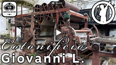 180°全景VR视频：意大利小镇老棉纺厂 探索失落之地 沉寂40年老工厂 超清8K 1230-02