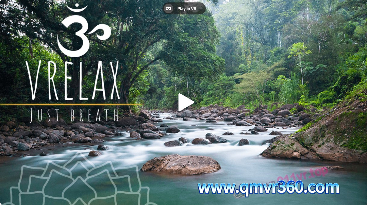 180°全景VR视频：河景俯瞰处的引导冥想10分钟 超清8K 0419-05