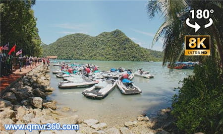 180°全景VR视频：马来西亚兰卡威著名孕妇岛风景片段 超清8K 0904-13